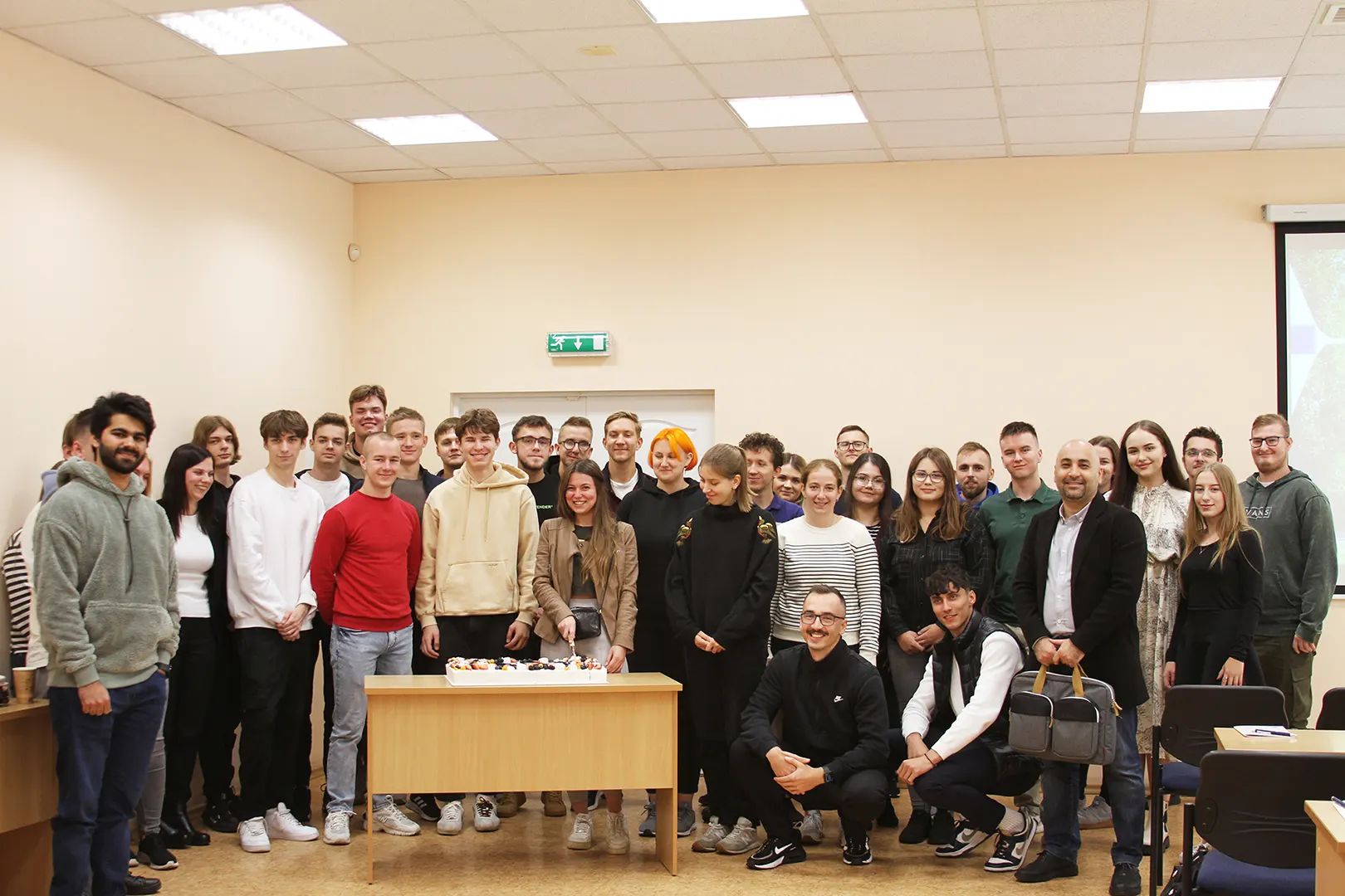 Group photo from the software project management programme in Riga