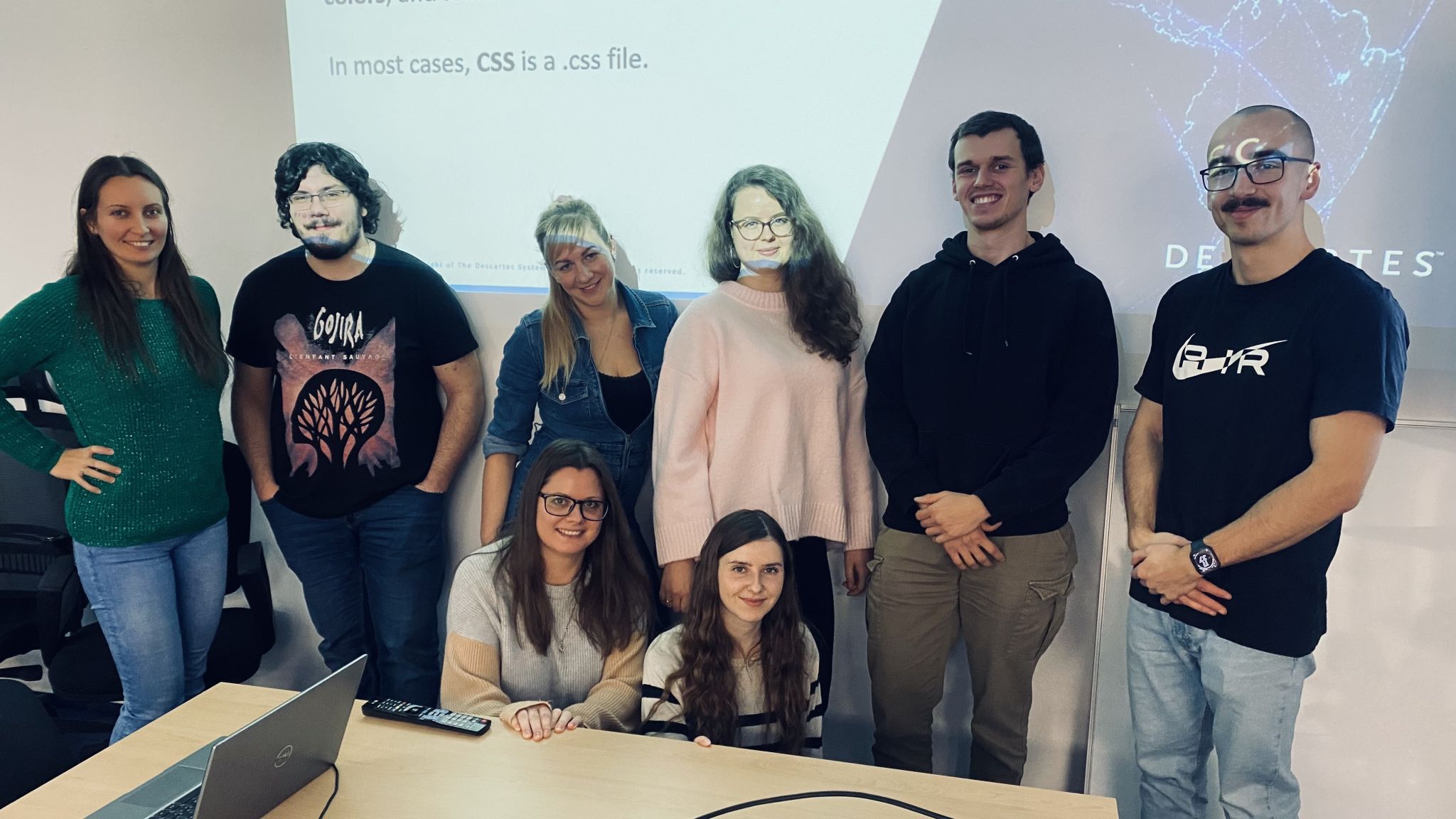 Group photo from the second CSS workshop at Descartes Systems Group