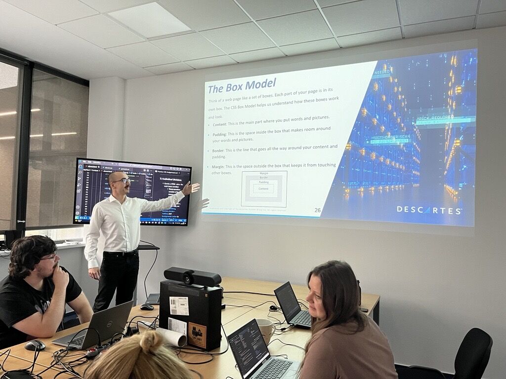 CSS workshop presentation at Descartes Systems Group